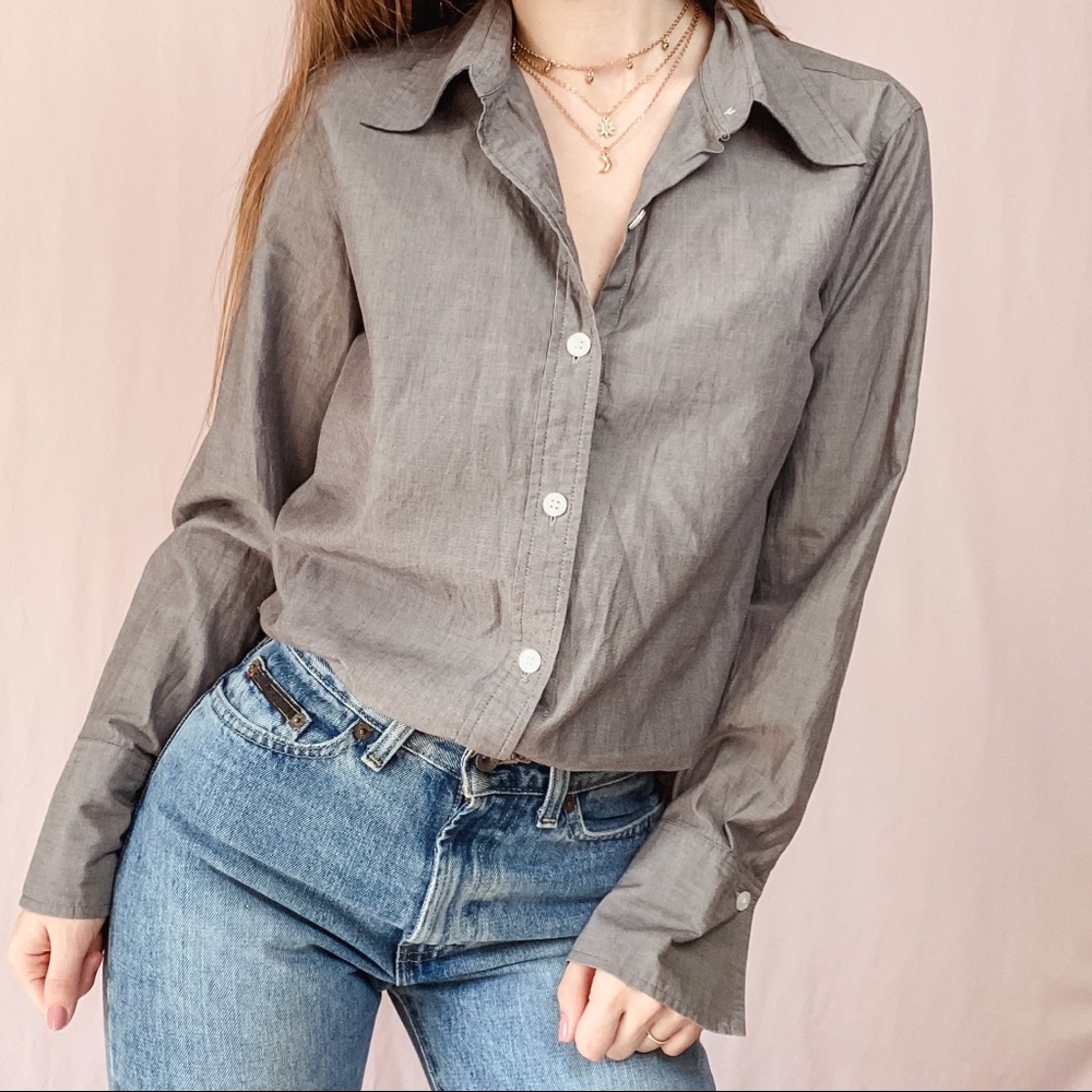 INC International Concepts 100% Cotton Button Up